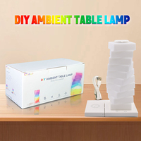 Lampe en résine en forme de livres empilés, lampe de chevet en résine artisanale, lampe de bureau, lampe de table, décoration d'intérieur