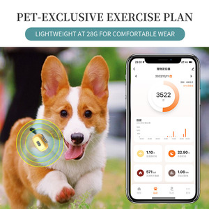 Dernier modèle de moniteur de santé pour animaux de compagnie TUYA App GPS 4G IP67 en nylon, localisateur, détecte l'exercice, les calories, l'état de sommeil, suivi d'activité pour animaux de compagnie - Product Image 3