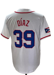Camiseta del Clásico Mundial de Béisbol 2026 del Equipo Nacional de Béisbol de Puerto Rico, con el nombre y número de Nolan Arenado, Edwin Díaz, <span class=keywords><strong>Maldonado</strong></span>, cosida, para softbol - Product Image 4
