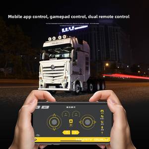 Camión de Ingeniería Mercedes-Benz de Bloques de Construcción, Juguete de Ensamblaje con Control Remoto por APP, para Plástico, 14+ - Product Image 4