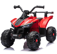 Quad à pédales pour tout-petits avec lumières LED, pare-chocs avant et porte-bagages pour garçons et filles, rose, noir, jaune, blanc, rouge