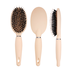 <span class=keywords><strong>Brosse</strong></span> à <span class=keywords><strong>cheveux</strong></span> à palette en gros d'usine avec poils <span class=keywords><strong>de</strong></span> <span class=keywords><strong>sanglier</strong></span> et <span class=keywords><strong>de</strong></span> nylon mélangés et poignée antidérapante pour <span class=keywords><strong>cheveux</strong></span> épais - Product Image 4