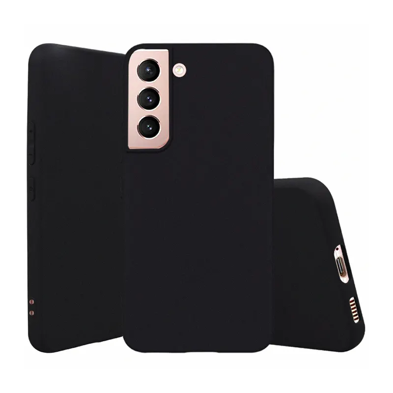S22 Ultra Slim Case Tpu Soft Cover For Samsung Galaxy S22 Ultra Matte Case Black Silicone Case
