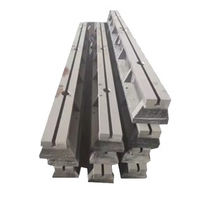 Rail de base en T à double et simple fente, poutre moulée pour assemblage, essais, soudage, en fer, de 100 à 10000 mm - Product Image 1