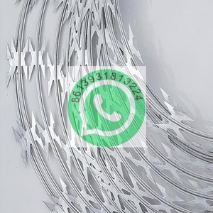 สายมีดโกนลวดม้วนเหล็กกัลวาไนซ์แรงดึงสูงเพื่อความปลอดภัยในปริมณฑล - Product Image 6