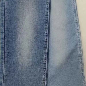 Dobby 9,4 oz Dark <span class=keywords><strong>Indigo</strong></span> con ancho completo 160cm Construcción 16*150/40 + 16/<span class=keywords><strong>TC</strong></span> Tela de mezclilla para jeans - Product Image 1