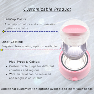 Chauffe-<span class=keywords><strong>cire</strong></span> à paraffine 500cc 100W Kit de chauffe-<span class=keywords><strong>cire</strong></span> épilateur dépilatoire domestique pour le visage, les aisselles et le bikini épilation - Product Image 4