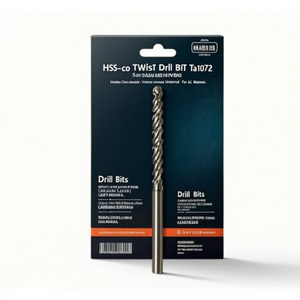 Hss-Co Twist <b>Drill</b> <b>Bit</b> Ta1072 Bright Self Centering <b>Long</b> Series Universal For All Materials - Product Image 2