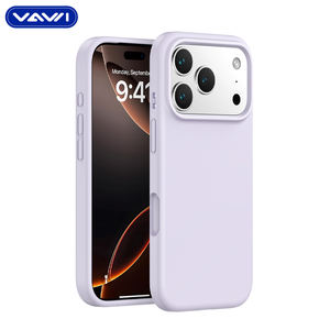 Funda de Silicona Líquida VAWI S069 al por Mayor, Compatible con <span class=keywords><strong>iPhone</strong></span> 12 13 14 15 16 17 Pro Max, Funda Magnética para <span class=keywords><strong>iPhone</strong></span> - Product Image 1