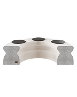 Banc en papier nid d'abeille pliable en papier kraft pour événements, canapé, banc de salon pour hôtel