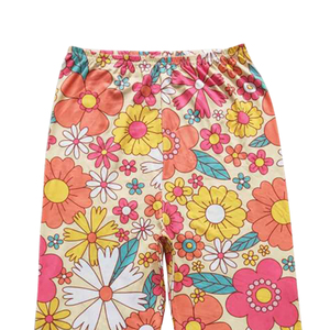Nessuna tariffa contattaci P0172 RTS abbigliamento <span class=keywords><strong>donna</strong></span> 2025 moda fiore arancione <span class=keywords><strong>pantaloni</strong></span> con fondo a campana abbigliamento <span class=keywords><strong>donna</strong></span> di alta qualità - Product Image 2