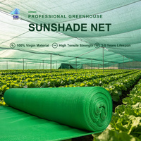 Duurzaam HDPE warp gebreid UV-bestendig ademend zonwerend net voor bescherming van landbouwgewassen in kassen