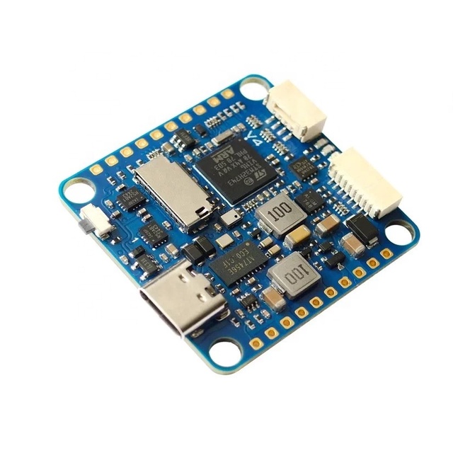 H743-SLIM-V4 Flight Controller STM32H743 Dual IMU 7x UART CAN Bus Ardupilot INAV2-8S Lipo for FPV Drone Airplane