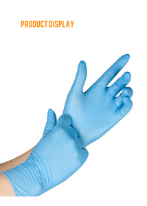 Gants de sécurité jetables en gros de l'usine Gatamo G81, 6 mil, 5 mil, 3,5 grammes, bleu, noir, sans poudre, en <span class=keywords><strong>nitrile</strong></span> - Product Image 5