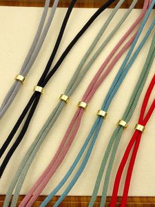 Pulseras de Cuerda Ajustables Hechas a Mano Jinyuan, Amuleto de Cuerda de la Suerte, Pulseras de Cuerda Modernas y Elegantes para Joyería DIY - Product Image 2