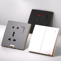 El mejor precio Home Light Wall Power Interruptores eléctricos Enchufe UK Interruptores y enchufes de pared