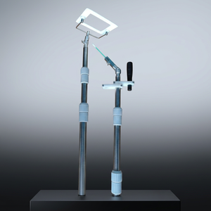 Stainless Steel Telescopic Swabbing Sampler Adjustable <b>Extension</b> <b>Rod</b> Sampling Tool for Powder Granule Liquid Inspection - Product Image 1