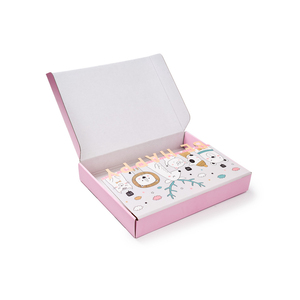 Biểu Tượng Tùy Chỉnh Trang Phục Mỹ Phẩm Bao Bì Màu Hồng-Hai Lớp E Sáo Bưu Phẩm Giấy Các Tông Vận Chuyển Gửi Thư Đóng Gói Hộp Sóng - Product Image 2