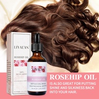 Minyak pinggul mawar Perawatan Kulit Label pribadi minyak Rosehip organik tekanan dingin tidak dimurnikan