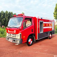 Camion de pompiers chinois d'origine avec réservoir d'eau et de mousse diesel 4x2, véhicule de sauvetage d'urgence municipal