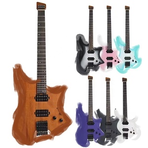 <span class=keywords><strong>Chitarra</strong></span> Elettrica Headless <span class=keywords><strong>Rock</strong></span>/Metal - Ultraleggera e Portatile a 6 Corde - Product Image 1