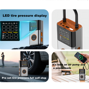 ODM pour pneus de voiture, ballons, gonflage de tentes de camping, gonflage de pneus de vélo, gonflage de pneus de <span class=keywords><strong>moto</strong></span>, pompe à air pour véhicule 2025 nouvelle 150 PSI - Product Image 1