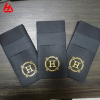 Serviettes Airlaid noires de qualité supérieure avec poche à couverts Linge de table jetable texturé pour banquets et traiteur en vrac personnalisable