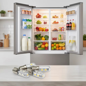 <span class=keywords><strong>Bombilla</strong></span> LED E14 para Refrigerador y Congelador, Base de Tornillo, Luz Blanca Cálida o Fría Opcional, Multiusos - Product Image 2