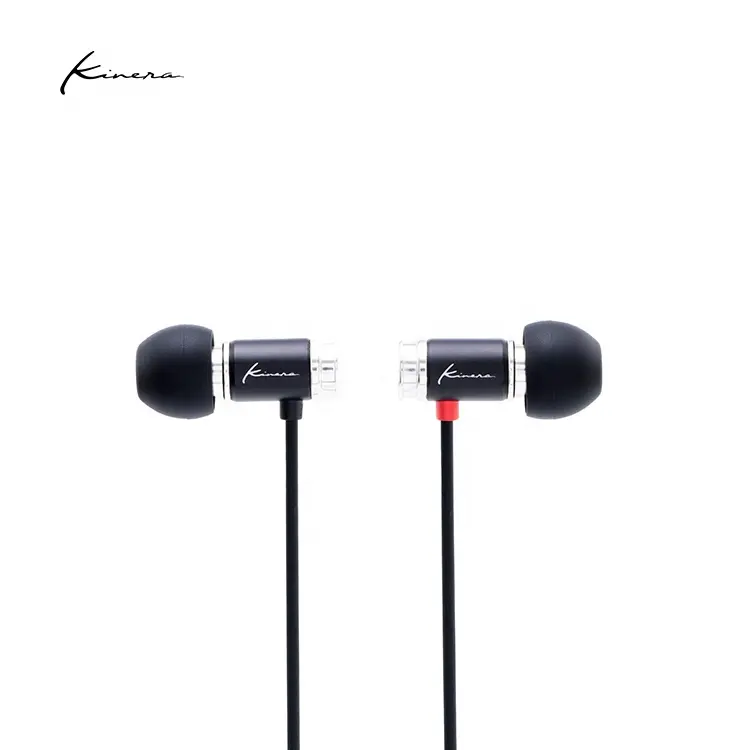 Earphone logam OEM bermerek headphone tahan air Noise-Cancelling dengan mikrofon kabel antarmuka 3.5mm untuk produsen game ponsel