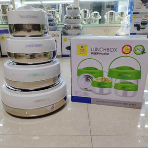 Juego de Ollas Calientes de Lujo de Gran Capacidad, 4 Piezas, 2L+4L+6L+<span class=keywords><strong>10L</strong></span>, Acero Inoxidable, Juego de Calentadores de Alimentos - Product Image 3