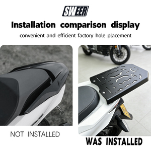 Motosiklet Arka bagaj rafı Kuyruk Kutusu Montaj Braketi Modifiye Parçaları Honda PCX160 PCX125 2021-2026 Arka Kargo Taşıyıcı Raf - Product Image 5