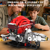 Voitures de construction techniques en briques ABS avec moteur et écran LED rechargeables, 868 pièces, contrôle par application, pour enfants de 5 à 9 ans