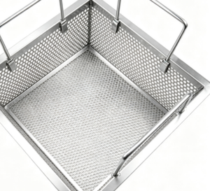 Panier égouttoir carré pour évier avec bol profond pour grande capacité - Product Image 1
