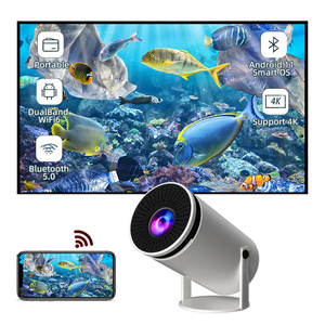 Hy300 <span class=keywords><strong>mini</strong></span> xách tay 4K <span class=keywords><strong>Android</strong></span> 11 5G Wifi 6 tính năng máy chiếu thông minh đèn LED tích hợp loa ống kính thủ công rạp hát tại nhà chúng tôi - Product Image 2