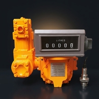 Alat Ukur Aliran Cairan LC Liquid Control Flow Meter untuk Bahan Bakar Diesel Curah DN50 Aluminium OEM Akurasi +/-0.2%