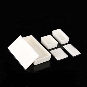 ถ้วยเซรามิกอะลูมินา ขนาด 100x50x30 มม. พร้อมฝาปิด สำหรับให้ความร้อนในห้องปฏิบัติการ - Product Image 4