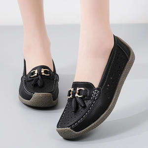 Mocassins Loafers Tendance pour <span class=keywords><strong>Femme</strong></span> 2025 Chaussures d'Été pour <span class=keywords><strong>Femme</strong></span> Nouvelle Collection Grande <span class=keywords><strong>Taille</strong></span> Polyvalents et Élégants pour Maman - Product Image 2
