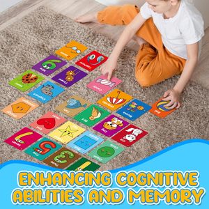 แฟลชการ์ดสำหรับเด็กวัยเตาะแตะ แฟลชการ์ดเสริมพัฒนาการสำหรับเด็ก ตัวอักษร สัตว์ ตัวเลข รูปทรง สี <span class=keywords><strong>คำ</strong></span>ศัพท์แรกๆ ชิ้น<span class=keywords><strong>ส่วน</strong></span>ร่างกาย อาหาร ของเล่น - Product Image 6