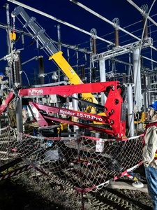 Plataforma de Trabajo Aérea Versátil con Canastilla Elevadora, Grúa con Pluma Telescópica, Base Oruga Portátil, Monitoreo Remoto, Altura de Elevación de 25 m - Product Image 5