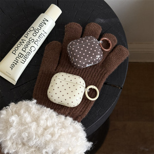 เคสลายจุดกาแฟนมวินเทจสำหรับแอร์พอดโปร 3,ฝาครอบป้องกันสำหรับแอปเปิ้ลแอร์พอด 2/3/4 หูฟังไร้สาย - Product Image 2