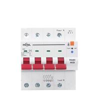Interruptor de Circuito Inteligente con Montaje en Riel de Cobre RS485 2P MCB, Medición Inteligente, Control de Red de Protocolo Abierto MODBUS, Adquisición de Datos