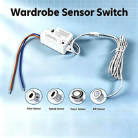 Interruptor Táctil Inteligente AC220V de Fábrica OEM, Encendido/Apagado Automático, Controlador de Luz LED para Muebles de Hogar, Armario, Gabinete