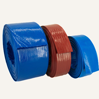 Tuyau plat flexible en PVC haute pression de 3 pouces et 6 barres de haute qualité pour pompe de piscine, agriculture et irrigation