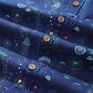 Camisa Hawaiana para hombre a la moda con diseño de <span class=keywords><strong>Australia</strong></span> personalizado al por mayor de fábrica - Product Image 5