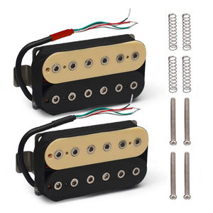 Micro de guitare électrique <span class=keywords><strong>Vintage</strong></span> Alnico 5 <span class=keywords><strong>Humbucker</strong></span>, Double bobine, micro de pont, pièces de guitare noires, son chaud - Product Image 5