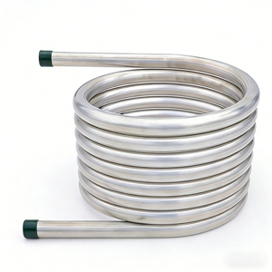 Bañera Holandesa Caliente para Exterior con Calefacción a Leña, Serpentín de Acero Inoxidable para Calentar y Enfriar, Intercambiador de Calor, Calentador de Serpentín para Cerveza de Grado Alimenticio - Product Image 1