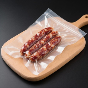 Sacs <span class=keywords><strong>de</strong></span> conservation sous vide transparents <span class=keywords><strong>de</strong></span> qualité alimentaire, personnalisables, sans BPA, pour <span class=keywords><strong>jambon</strong></span>, bacon, saucisses, emballage anti-fuite, vente en gros - Product Image 1