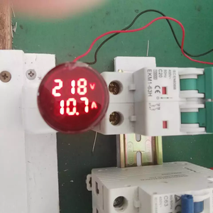 Voltmètre et ampèremètre AC 3 en 1 Panneau d'affichage à LED <span class=keywords><strong>Compteur</strong></span> 0-100A/7-480VAC/-<span class=keywords><strong>30</strong></span>-120C Fréquence de courant pour usage domestique et industriel - Product Image 5
