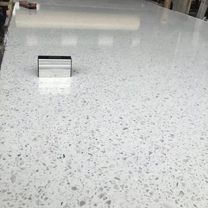 Éclats de pierre artificielle blanche de grande taille, Direct d'usine, comptoir de Table, dalle de Terrazzo en béton - Product Image 2