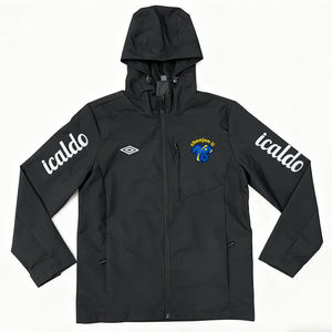 Homens e Mulheres Universal Atacado Personalizado Logo Player Edição Santos Estilo Brasileiro Men's Retro Hoodie - Product Image 3